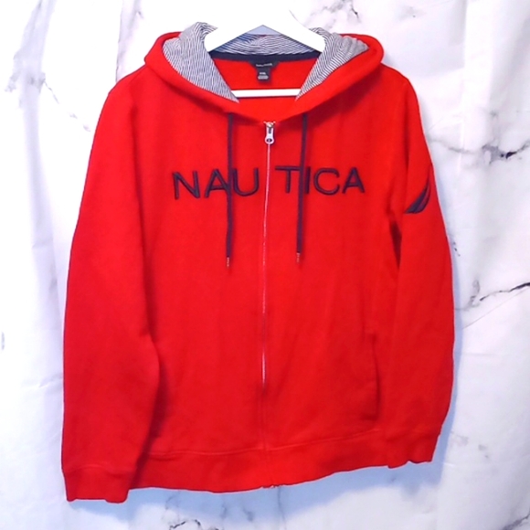 Nautica Jackets & Blazers - Nautica full zip hooded sweatshirt XXL